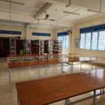 inside Nguyen Trai school's library