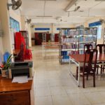 inside Nguyen Trai school's library