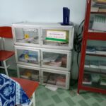 inside school library