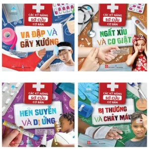 Combo: Basic First Aid Skills (4 Volumes) (Combo : Các kỹ năng sơ cứu cơ bản 4T)